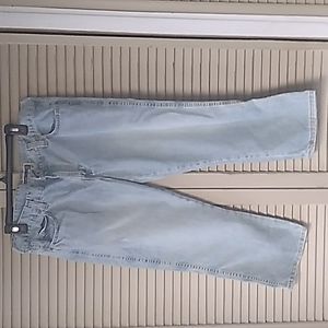 Vintage denim crop jeans